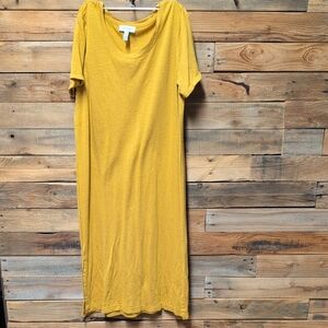 Jessica Simpson Mustard Maxi Dress